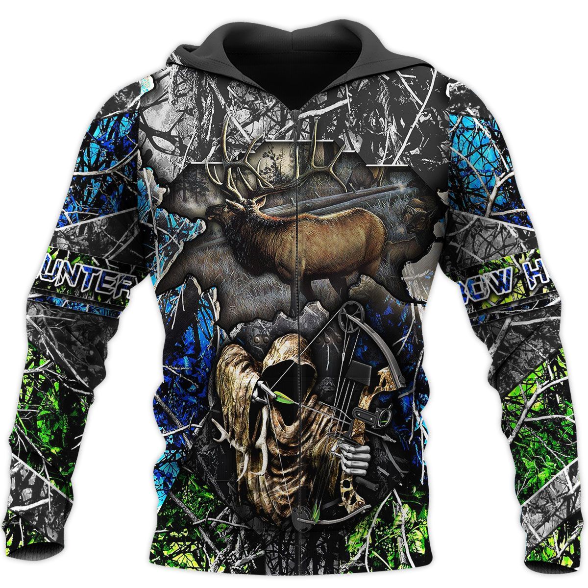 DEER HUNTING 4 QQ HOODIE | TDT152009A56TY