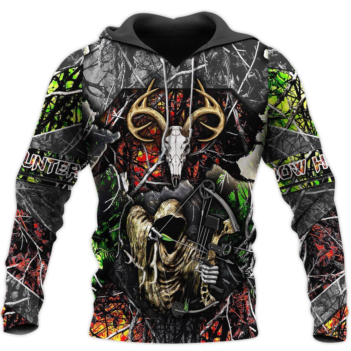 DEER HUNTING 5 QQ HOODIE | TDT152009A56TY