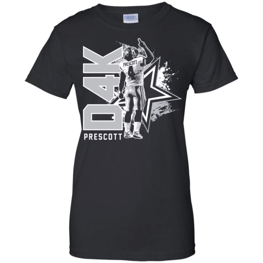 Great Dak Prescott 4 Dallas Cowboys Ladies’ T-Shirt