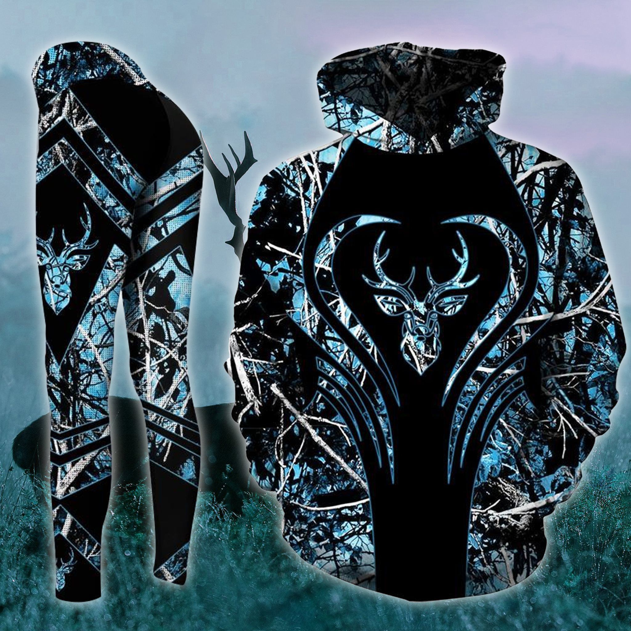 Deer Hunting LTA131127SA Hoodie Set