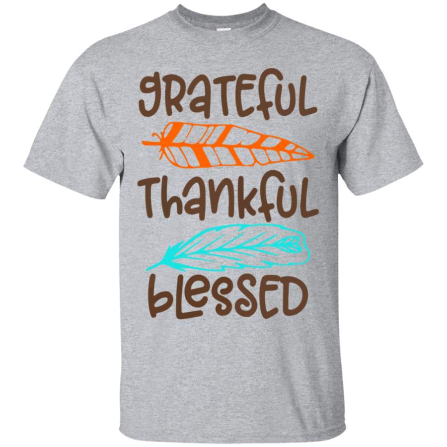 Grateful thankful, thanksgiving T-Shirt