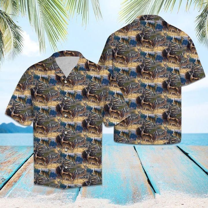 Deer Hunting Hawaiian Shirt