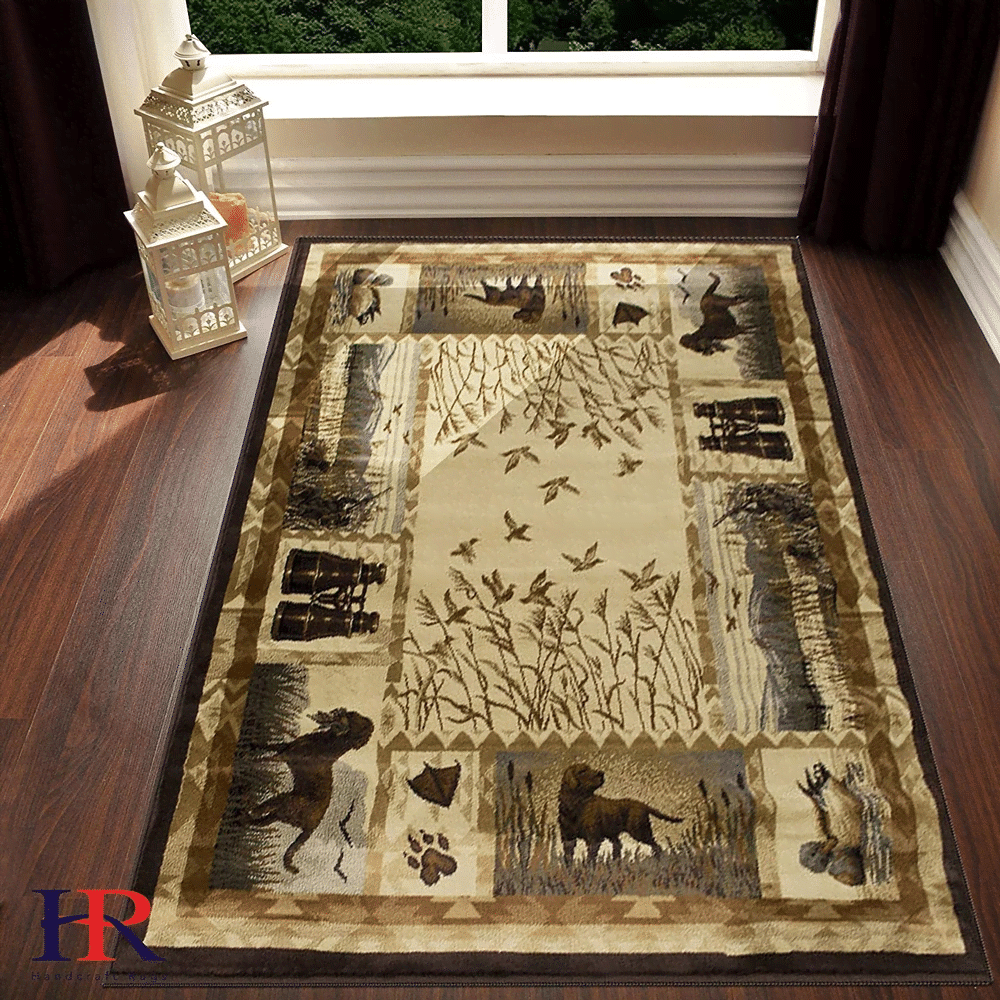 Hunting Dogs Rug