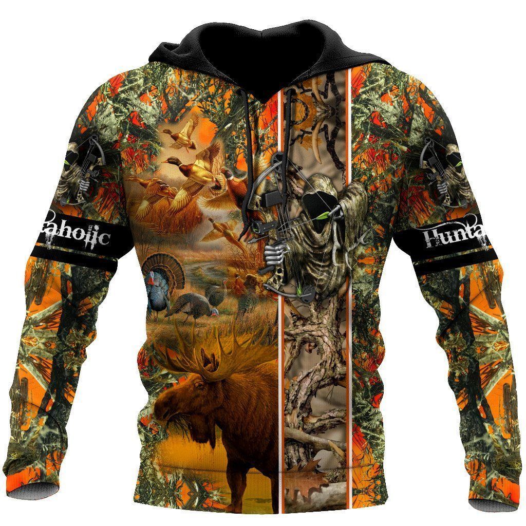 Huntaholic Hunting Camouflage Unique 3D Printed Sublimation Hoodie Hooded Sweatshirt Comfy Soft And Warm For Men Women S to 5XL CTC1301424