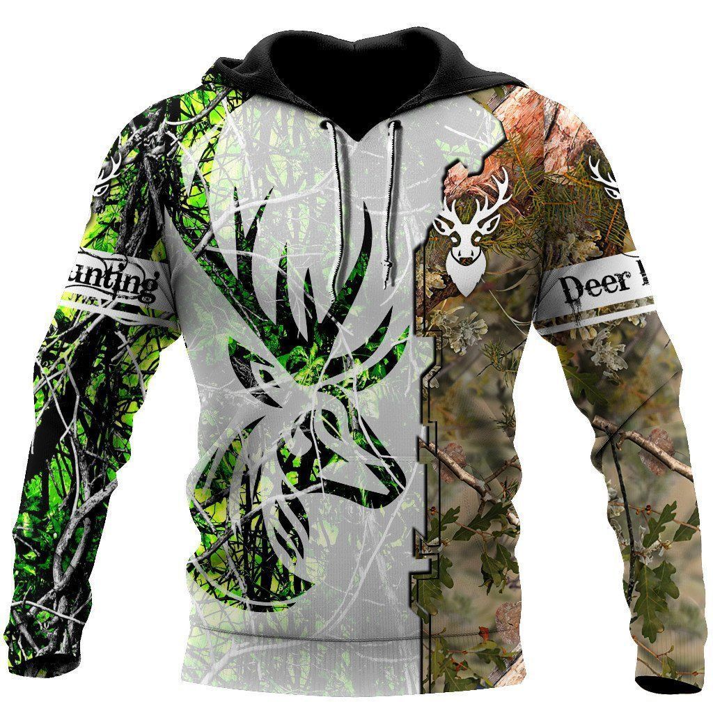 Deer Hunting Camouflage Good 3D Printed Sublimation Hoodie Hooded Sweatshirt Comfy Soft And Warm For Men Women S to 5XL CTC1301558