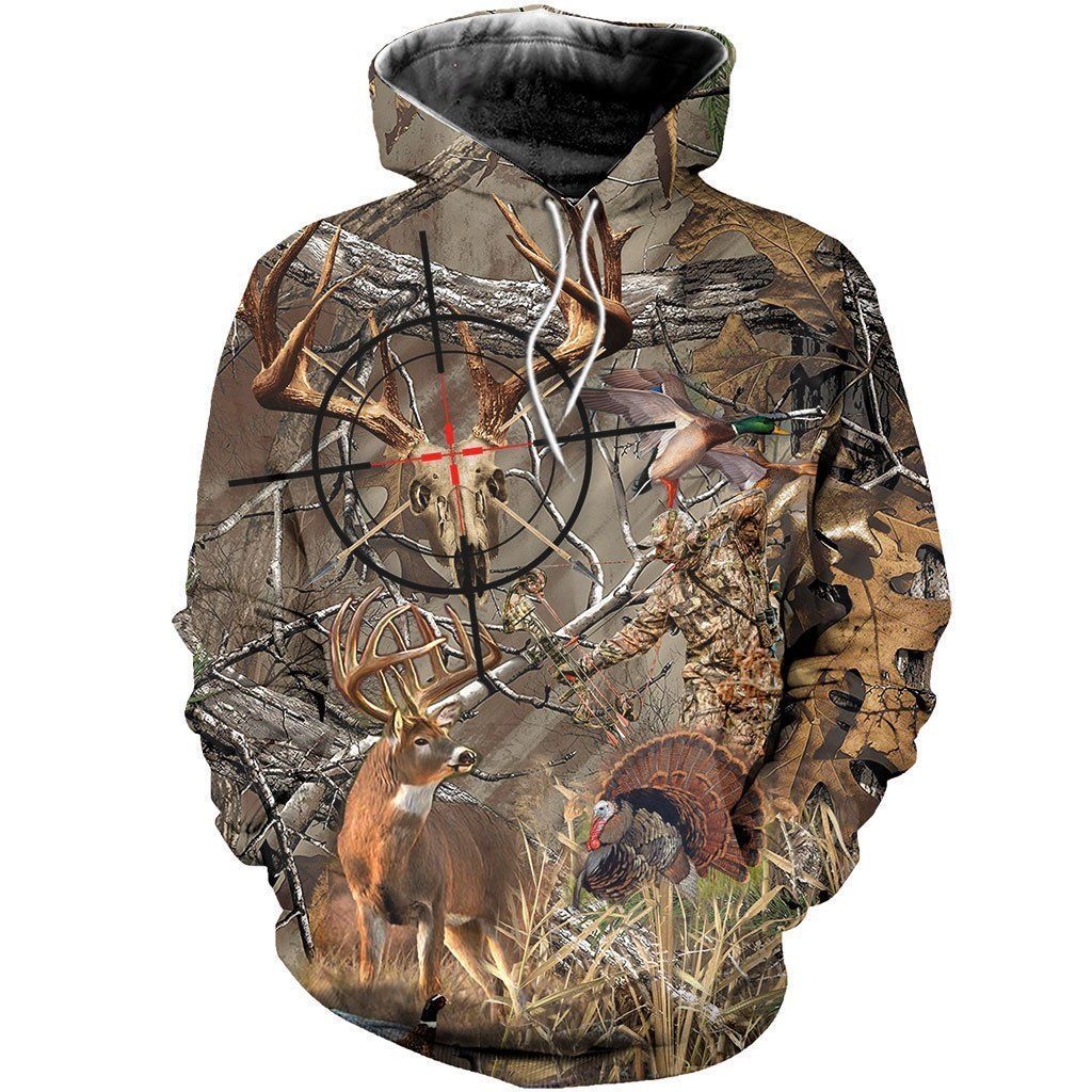 Hunting Camouflage Unique Design 3D Printed Sublimation Hoodie Hooded Sweatshirt Comfy Soft And Warm For Men Women S to 5XL CTC1501433