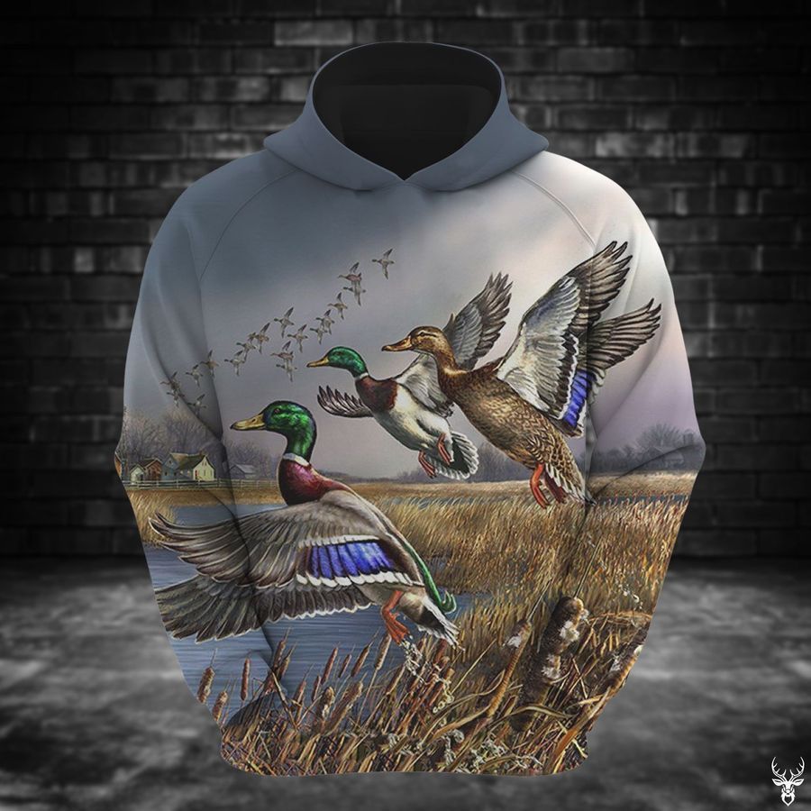 Love Duck Hunting Awesome Design 3D Printed Sublimation Hoodie Hooded Sweatshirt Comfy Soft And Warm For Men Women S to 5XL CTC15011114