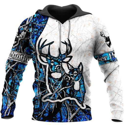 Deer Hunting Camo Cool Design 3D Printed Sublimation Hoodie Hooded Sweatshirt Comfy Soft And Warm For Men Women S to 5XL CTC15011245