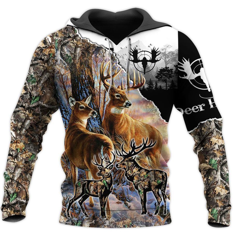 Love Hunting Camouflage Cool Design 3D Printed Sublimation Hoodie Hooded Sweatshirt Comfy Soft And Warm For Men Women S to 5XL CTC15011107