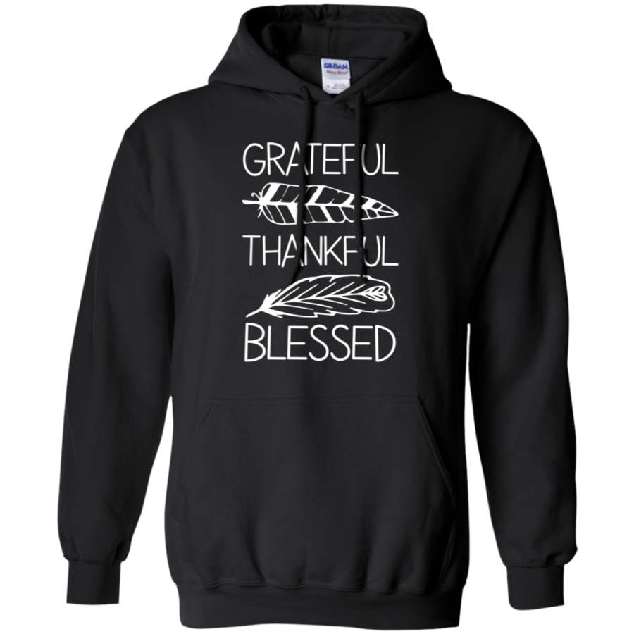 Women Grateful Thankful Blessed Thanksgiving Shirt 1