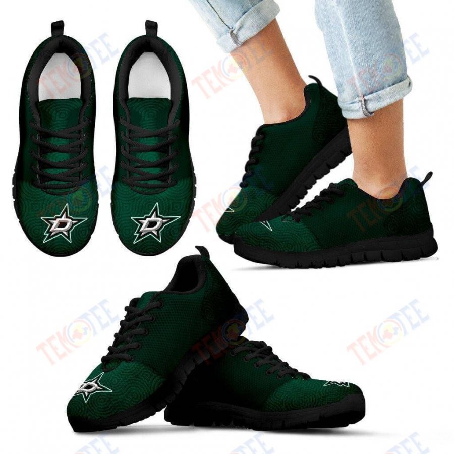 Mens Womens Dallas Stars Sneakers Seamless Line Magical Wave Beautiful Running Shoes For Men Women TDT462