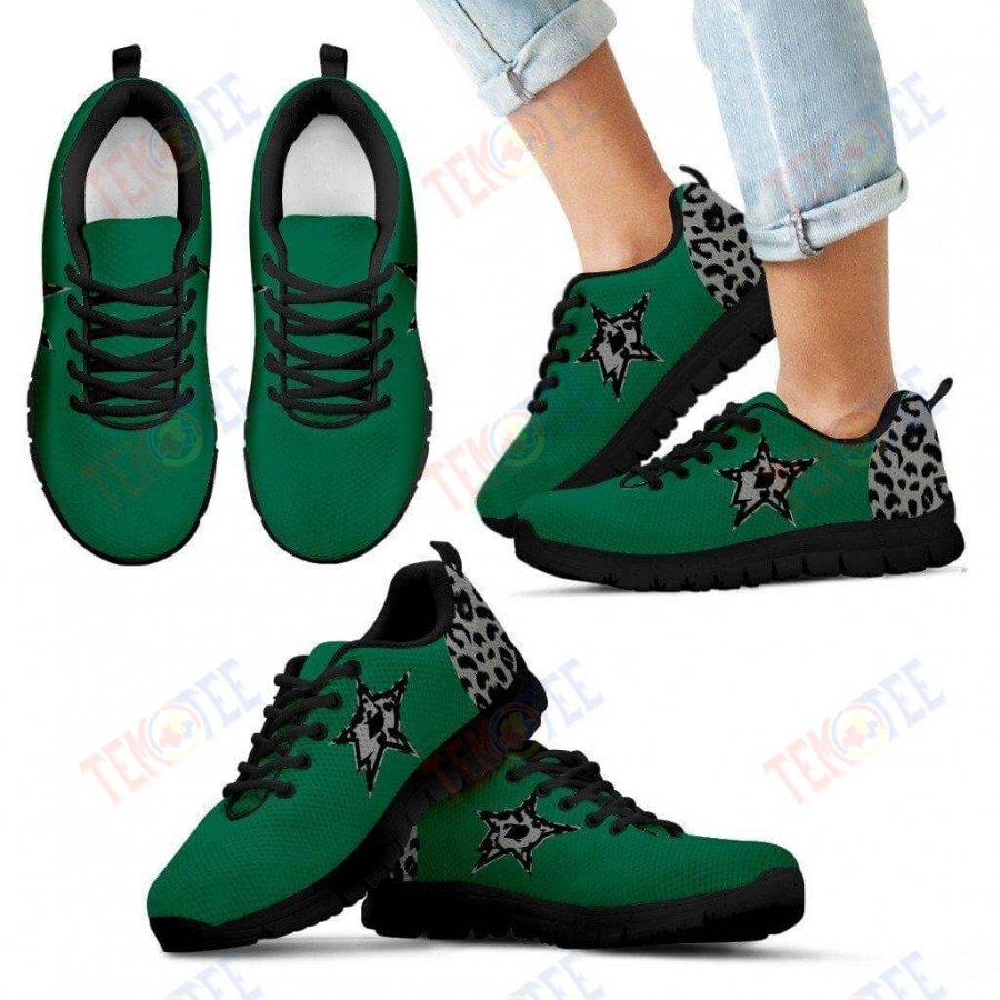 Mens Womens Dallas Stars Sneakers Cheetah Pattern Fabulous Sneaker Running Shoes For Men Women TDT253