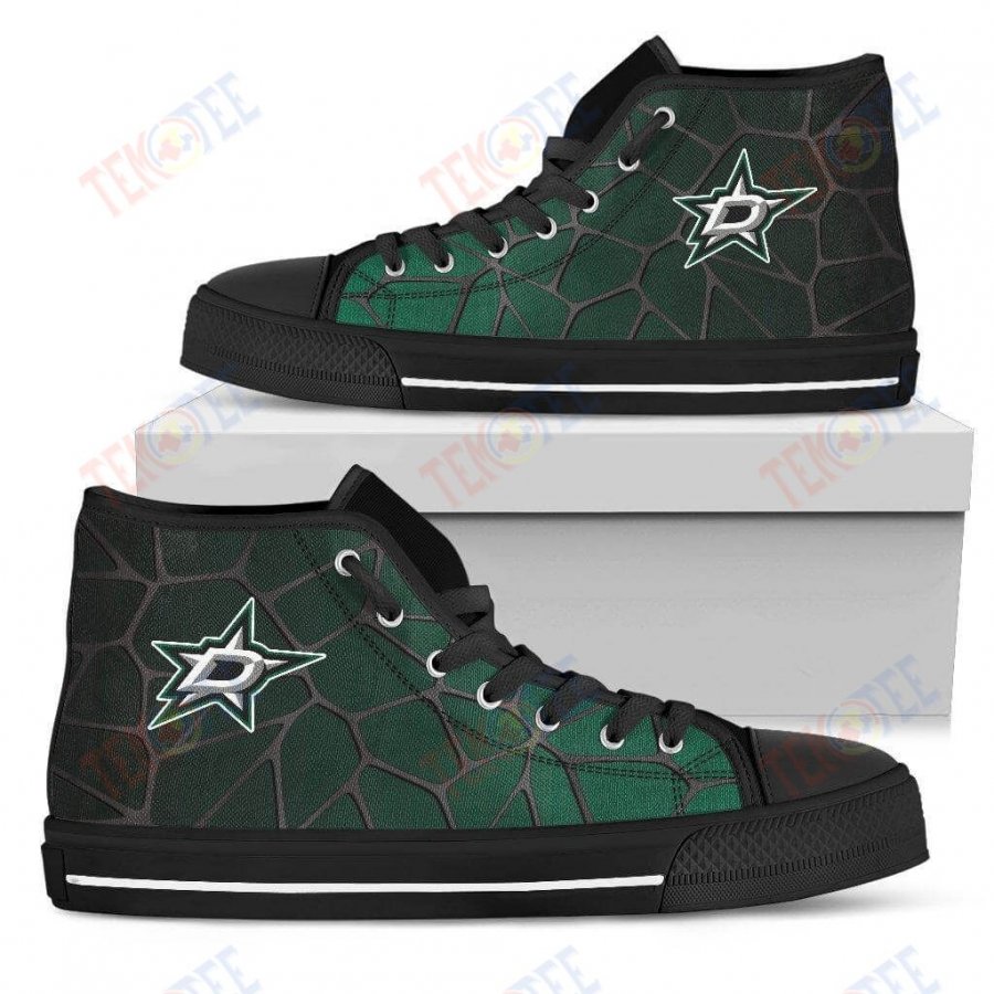 Mens Womens Dallas Stars Gradient High Top Shoes Colors Air Cushionshoes TMT418