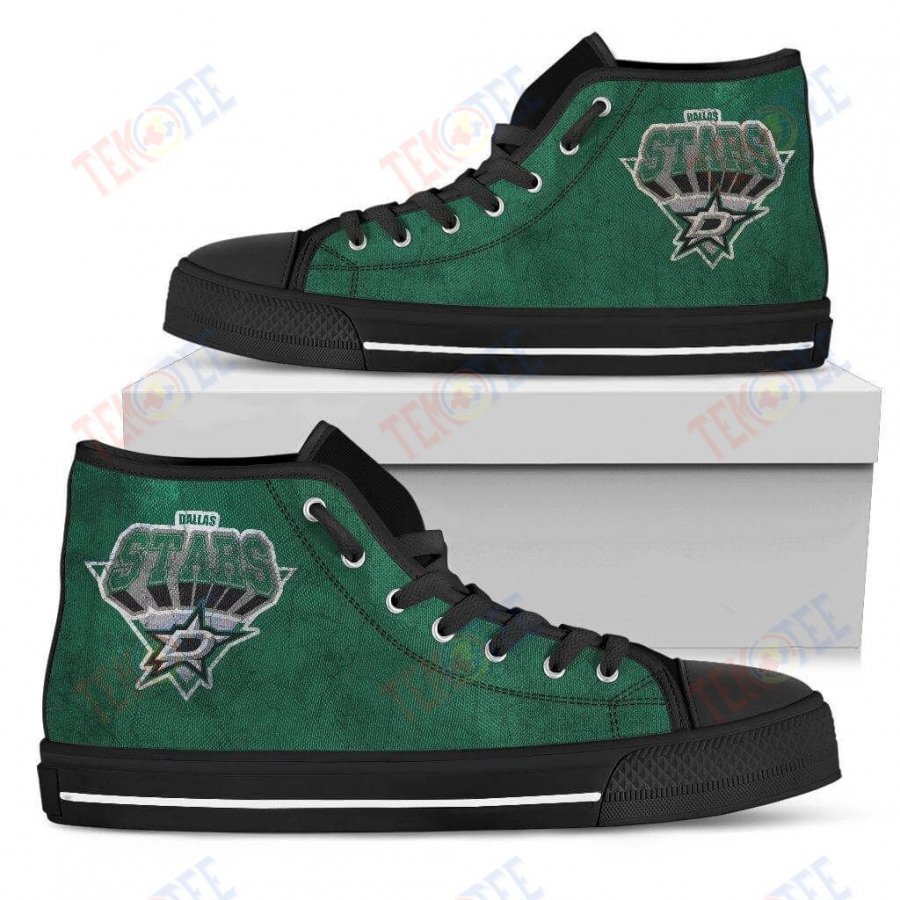 Mens Womens Dallas Stars High Top Shoes 3D Simple Logo Shoes TMT842