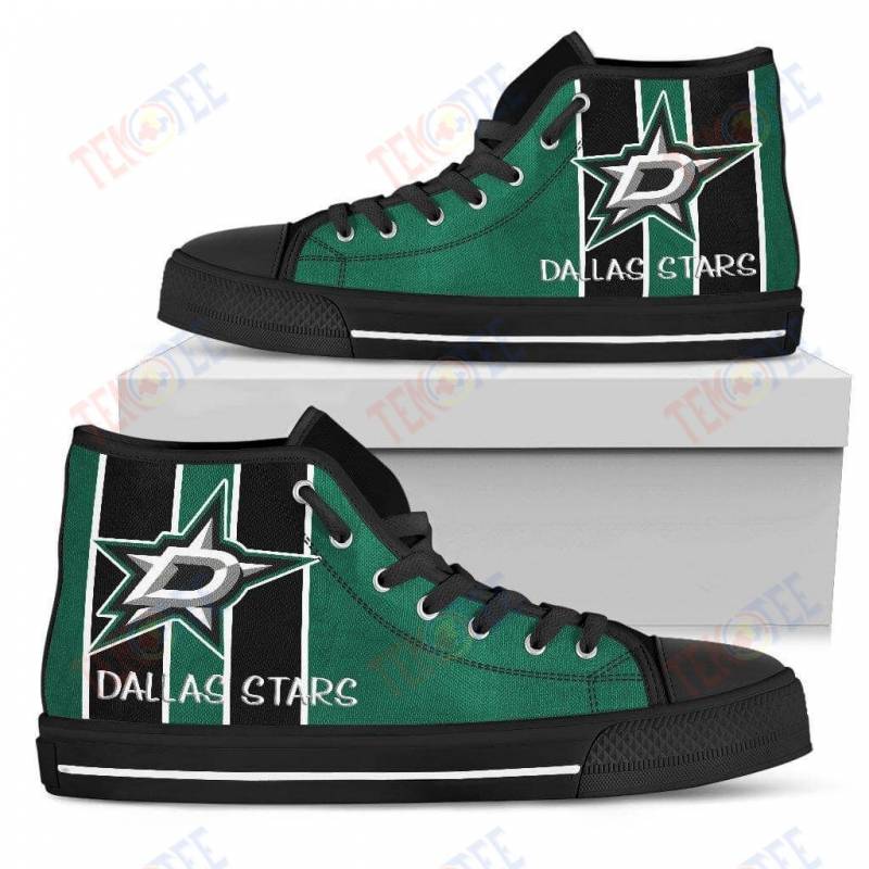 Mens Womens Dallas Stars High Top Shoes Steaky Trending Fashion Sporty TMT131