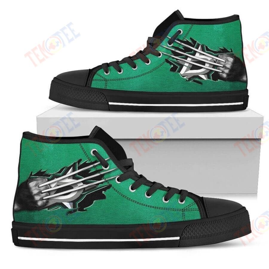 Mens Womens Scratch Of The Wolf Dallas Stars High Top Shoes TMT442