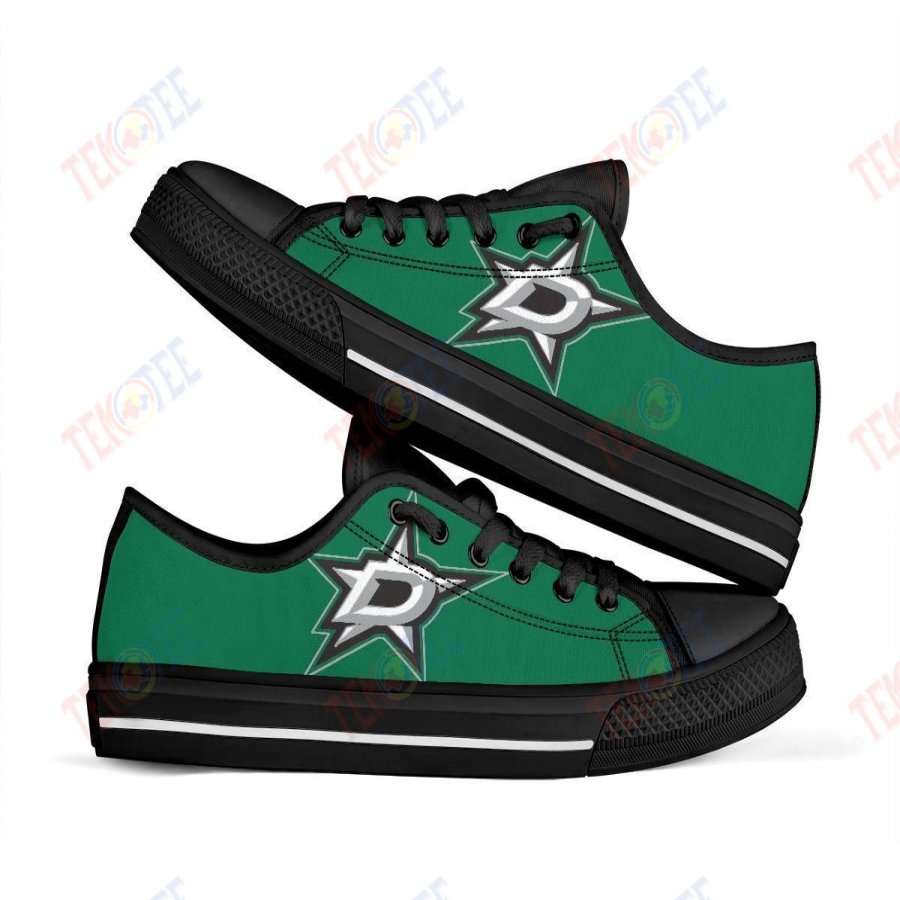 Mens Womens Dallas Stars Low Top Shoes Custom Print Footwear Convers Sneakers TMT342