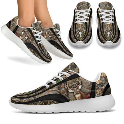 Hunting Deer Camo Sneakers Shoes