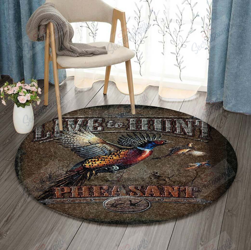 Hunting Pheasant YY466 Round Rug CYLI0308