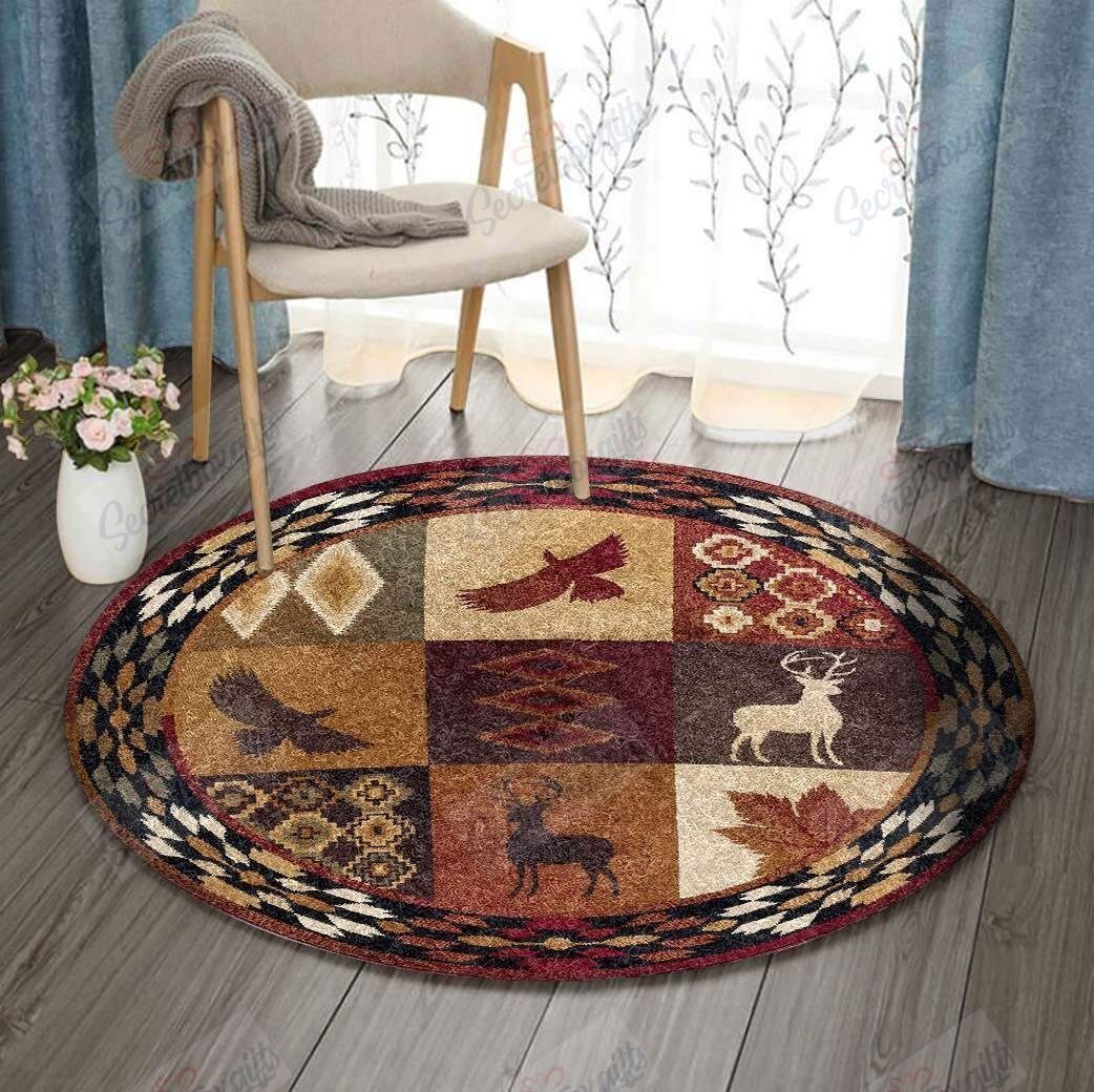 Hunting Deer YY281 Round Rug CYLI0308