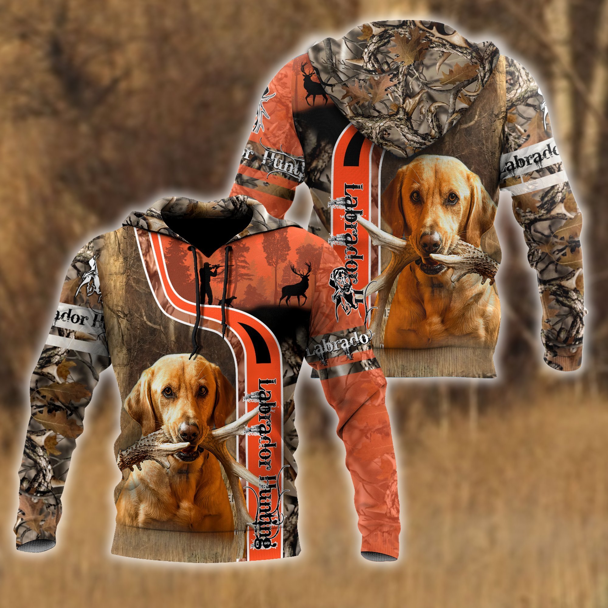 Dog Hunting Camo 3D All Over Print Hoodie HHT17082003