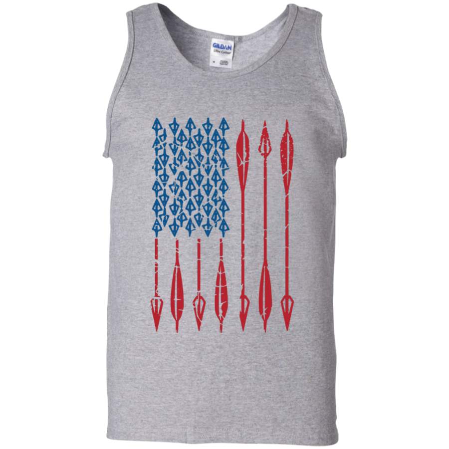 Archery USA American Flag Arrows Shirt ~ Hunting Bow Arrows Tank Top – Teeever.com