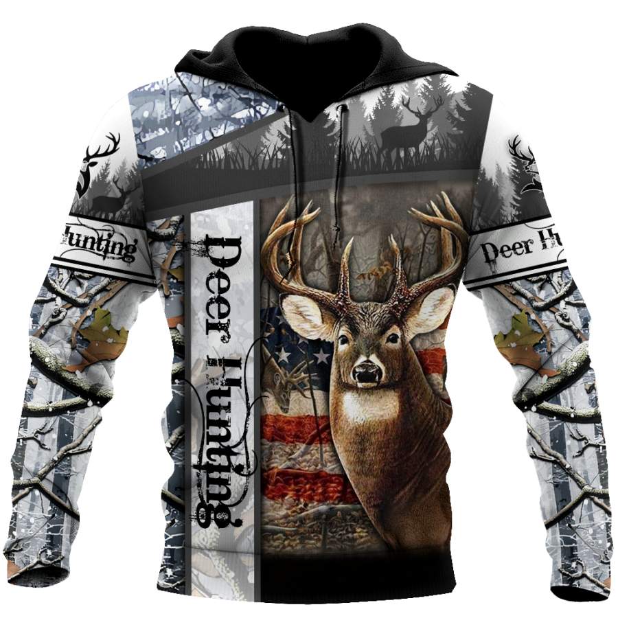 Deer Hunting 3D All Over Printed Shirts For Men and Women TA09272002