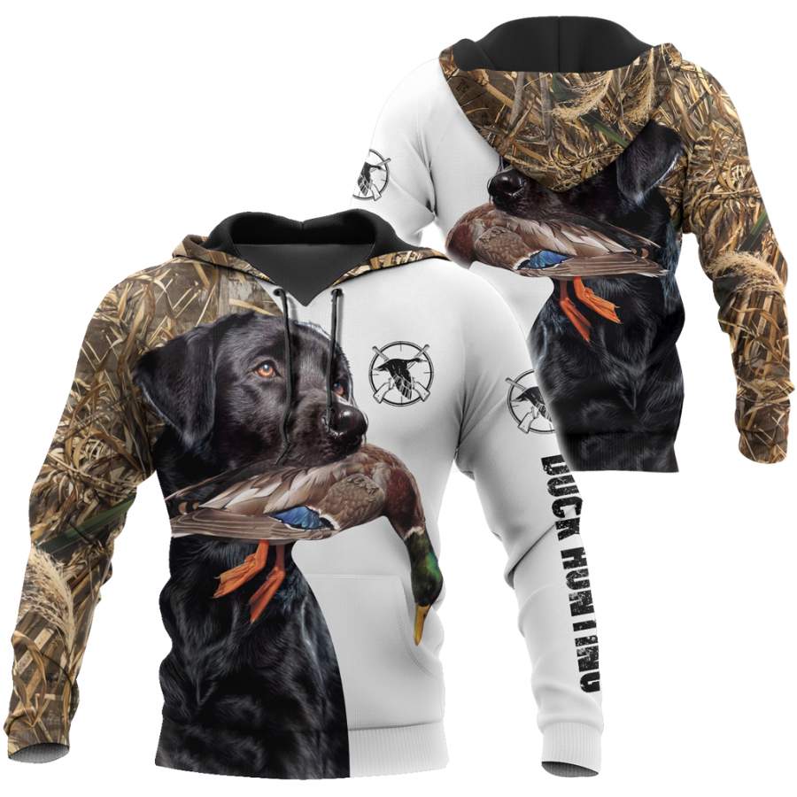 Mallard Duck Hunting Labrador Retriever 3D All Over Printed Shirts for Men and Women HAC190802