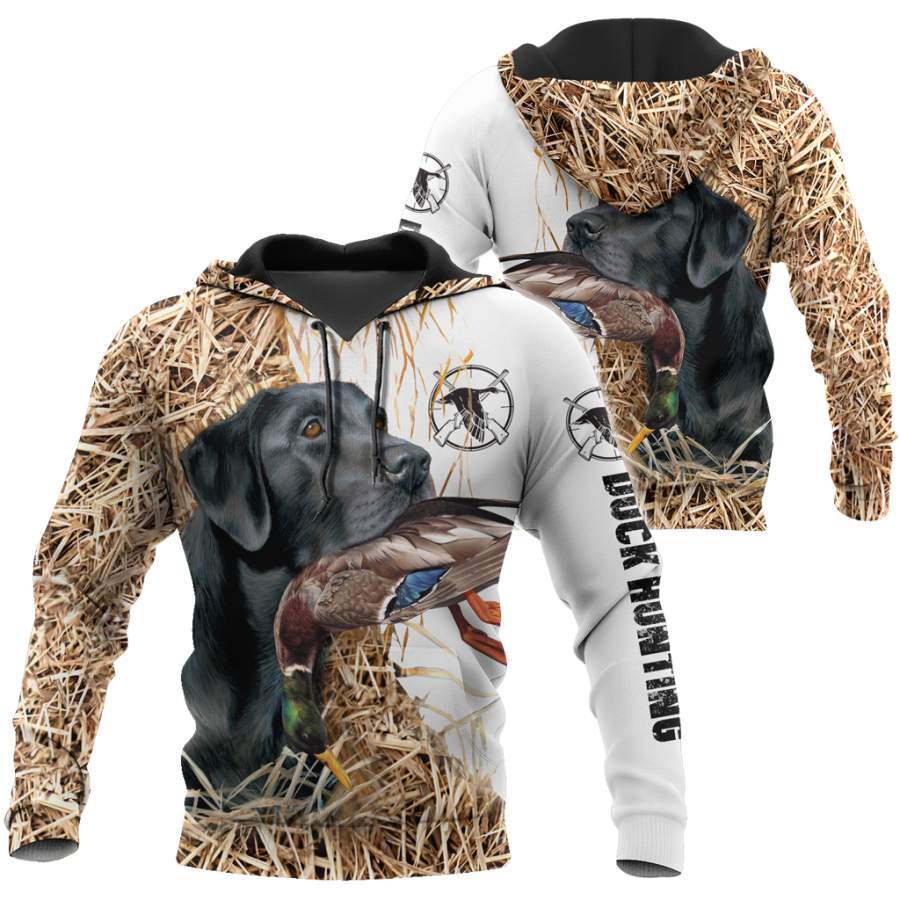 Mallard Duck Hunting Labrador Retriever 3D All Over Printed Shirts for Men and Women HAC190804