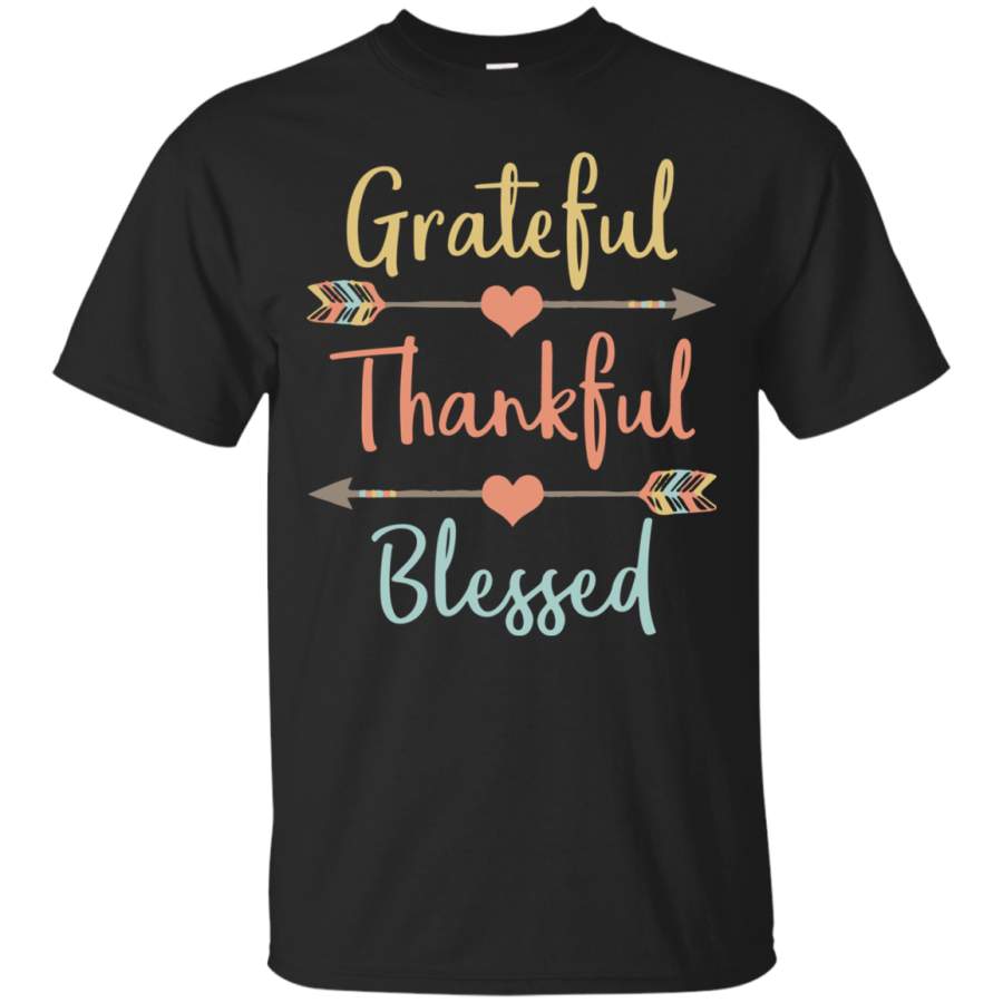 Grateful Thankful Blessed Shirt Thanksgiving Men/Women T shirt