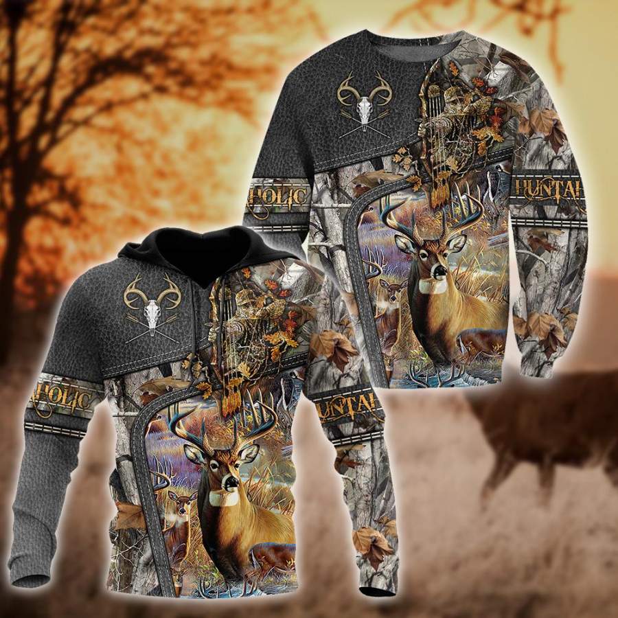 Deer Hunting 2.0 3D All Over Printed Shirts for Men and Women AM080602