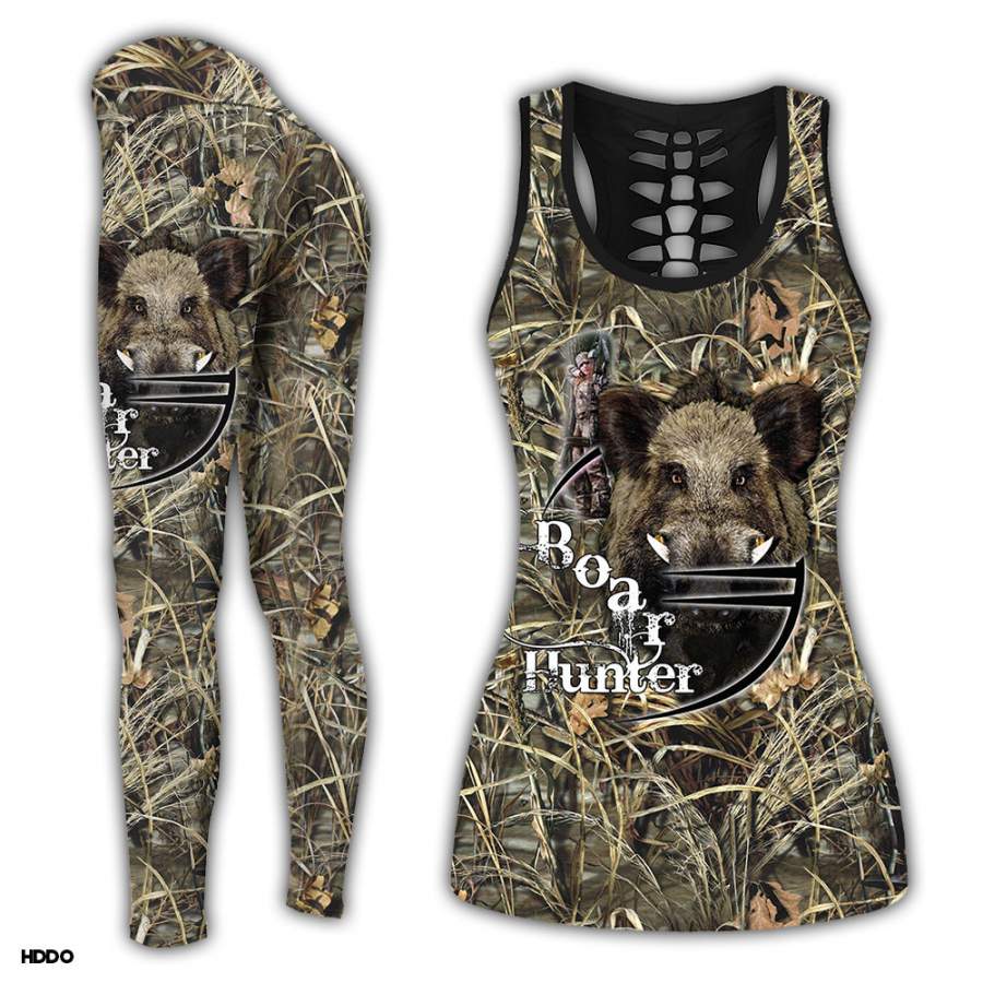 Boar Hunting Camo Combo Tank Top + Legging TA043003