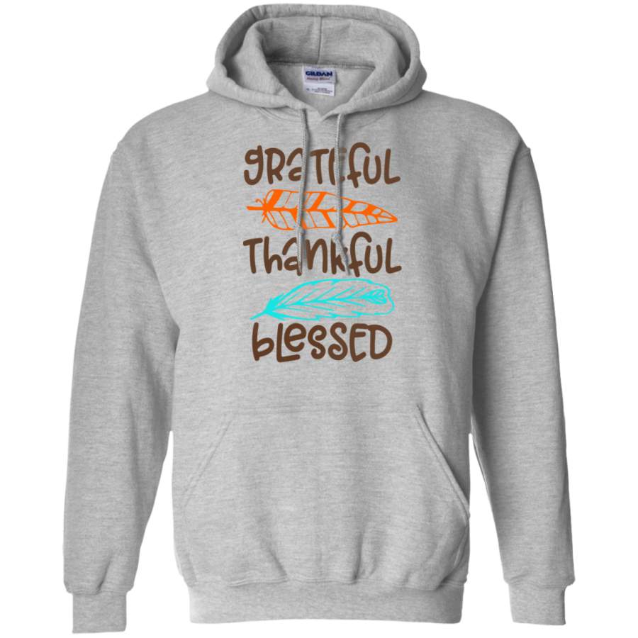 Grateful thankful, thanksgiving Hoodie/Sweatshirt – TeeEver