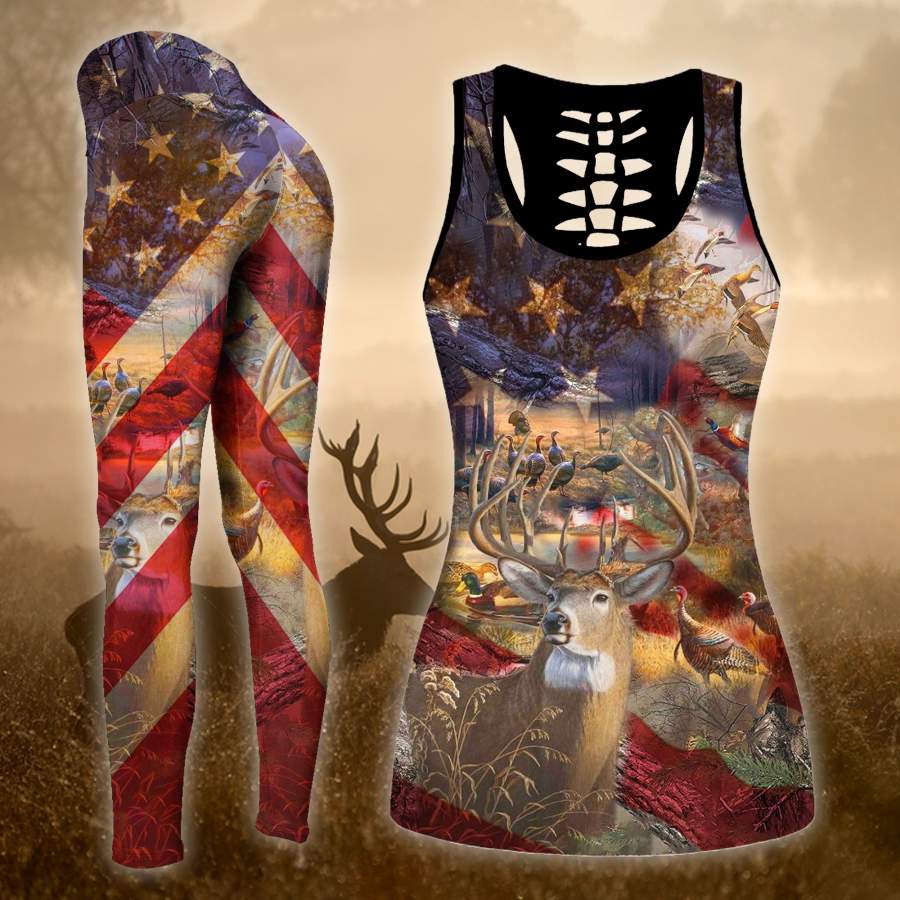 Deer hunting Combo Tank + Legging TT210313