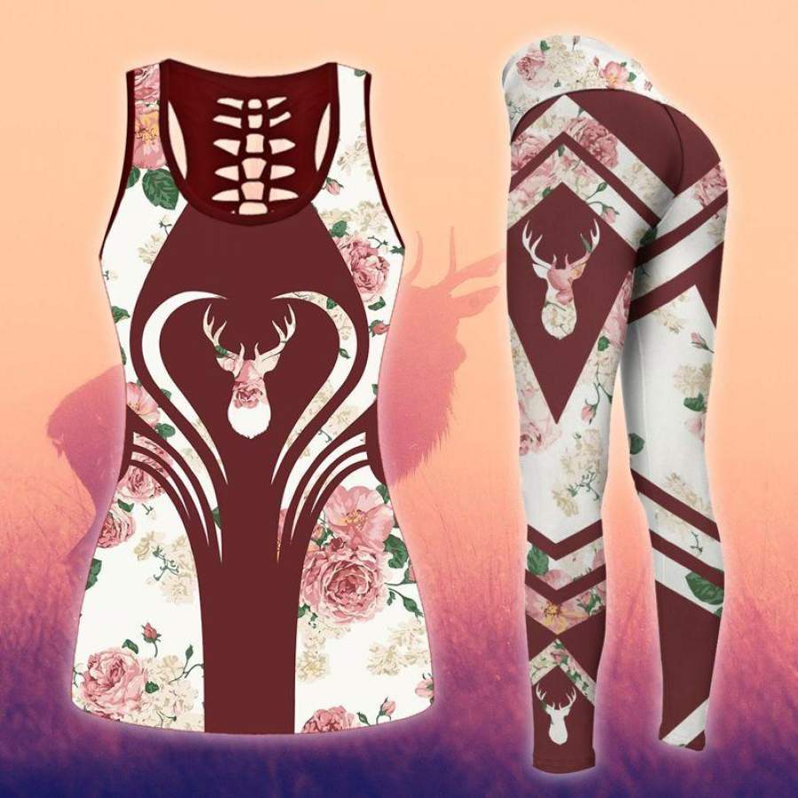 Deer hunting Combo Tank + Legging TT210310