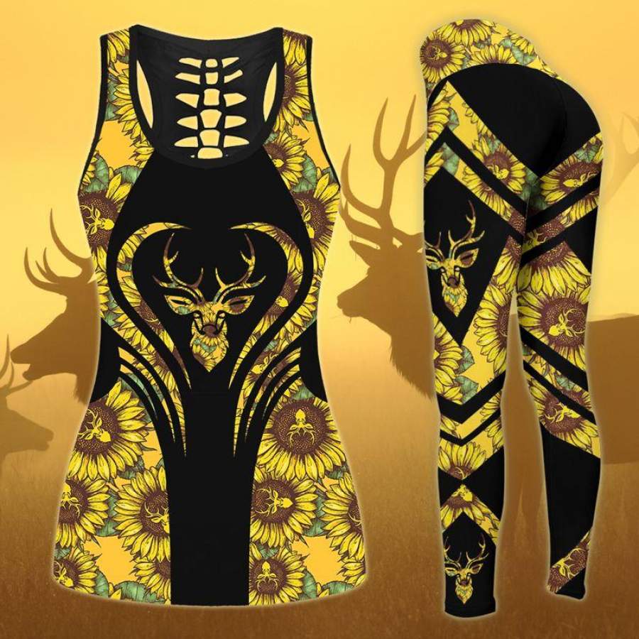 Deer hunting Combo Tank + Legging TT210308