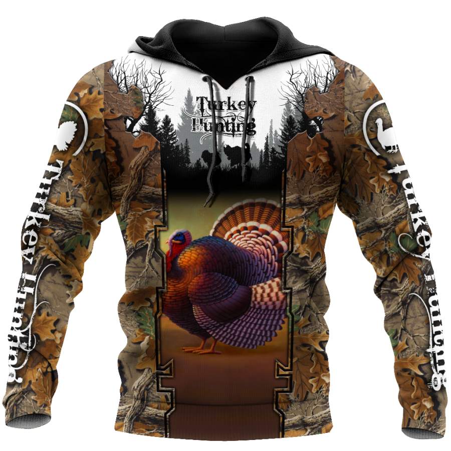 Camo Turkey Hunting Hoodie T-Shirt Sweatshirt for Men and Women Pi031202