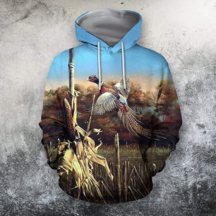 Hunting Bird Art 3D All Over Printed Shirts