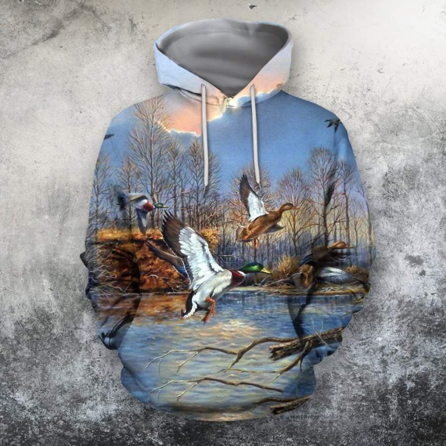 Duck-hawk Hunting 3D All Over Printed Shirts