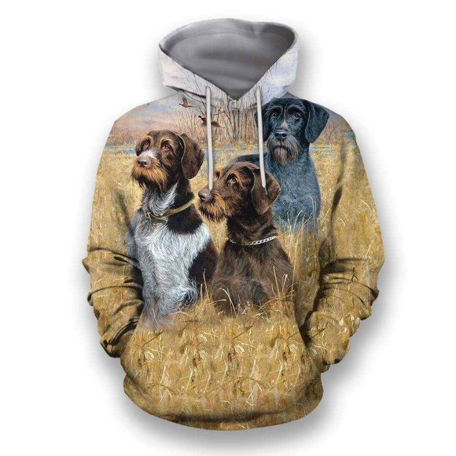 All Over Printed Great Hunting Dog Shirts