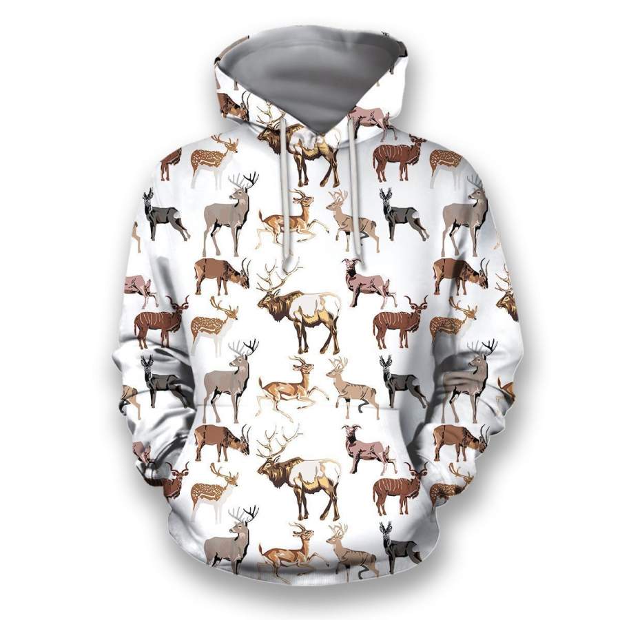 3D All Over Printed Hunting Deer Shirts