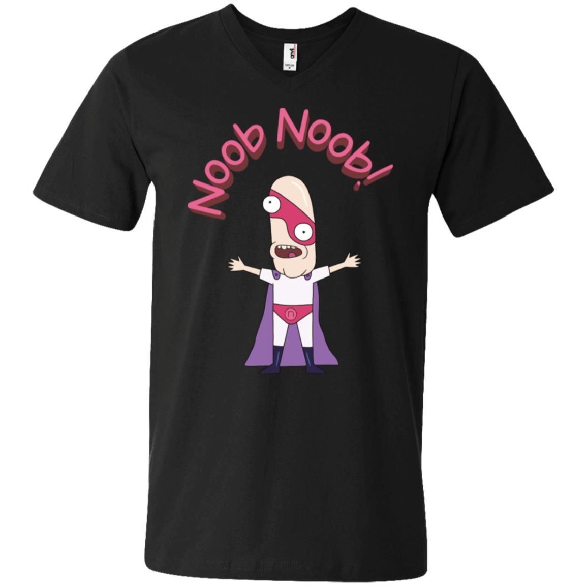 Rick And Morty Noob Noob Men V-Neck T-Shirt