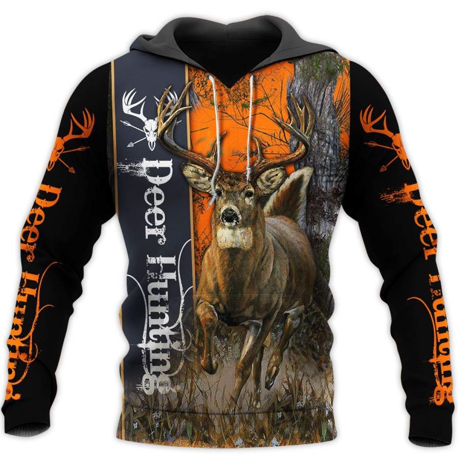 Deer Hunting 3D All Over Printed Shirts for Men and Women TT0086