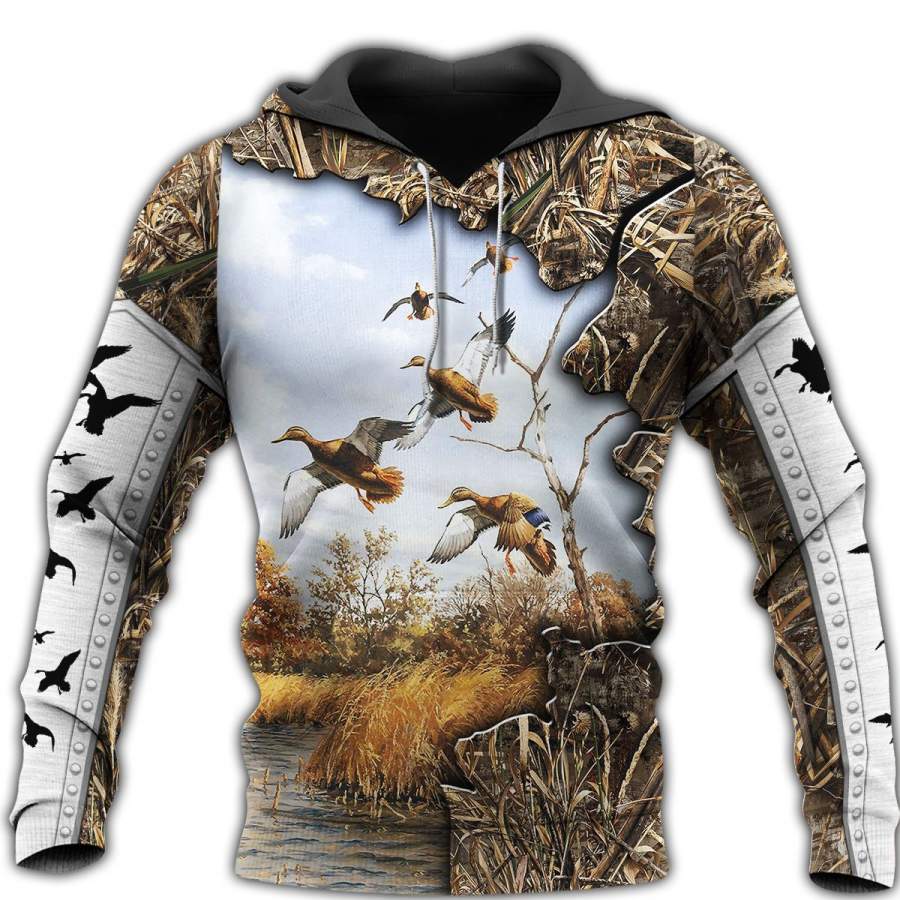 Mallard Duck Hunting 3D All Over Printed Shirts for Men and Women TT0002