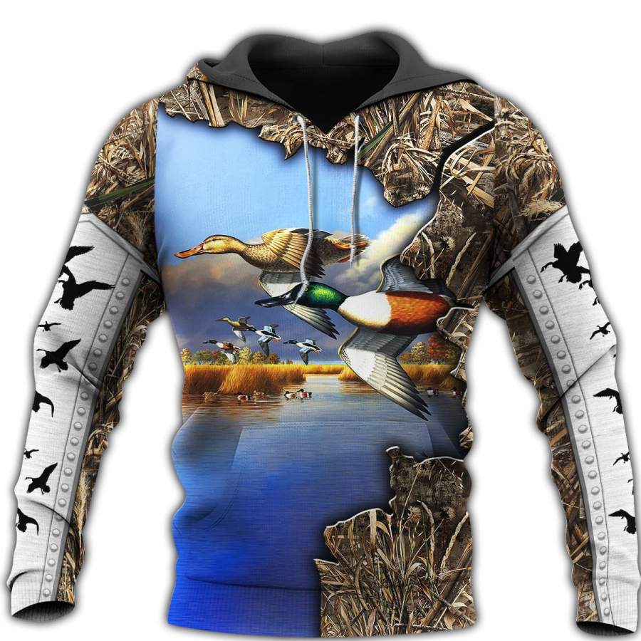 Mallard Duck Hunting 3D All Over Printed Shirts for Men and Women TT0008