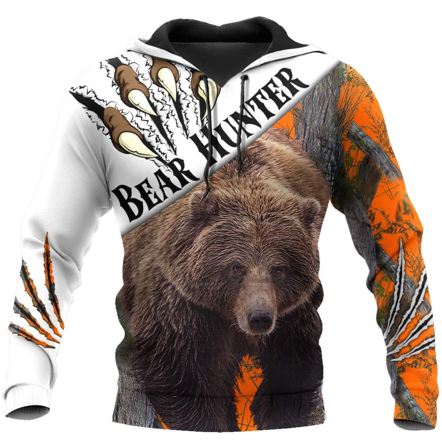 BEAR HUNTING CAMO 3D ALL OVER PRINTED SHIRTS FOR MEN AND WOMEN Pi051201 PL