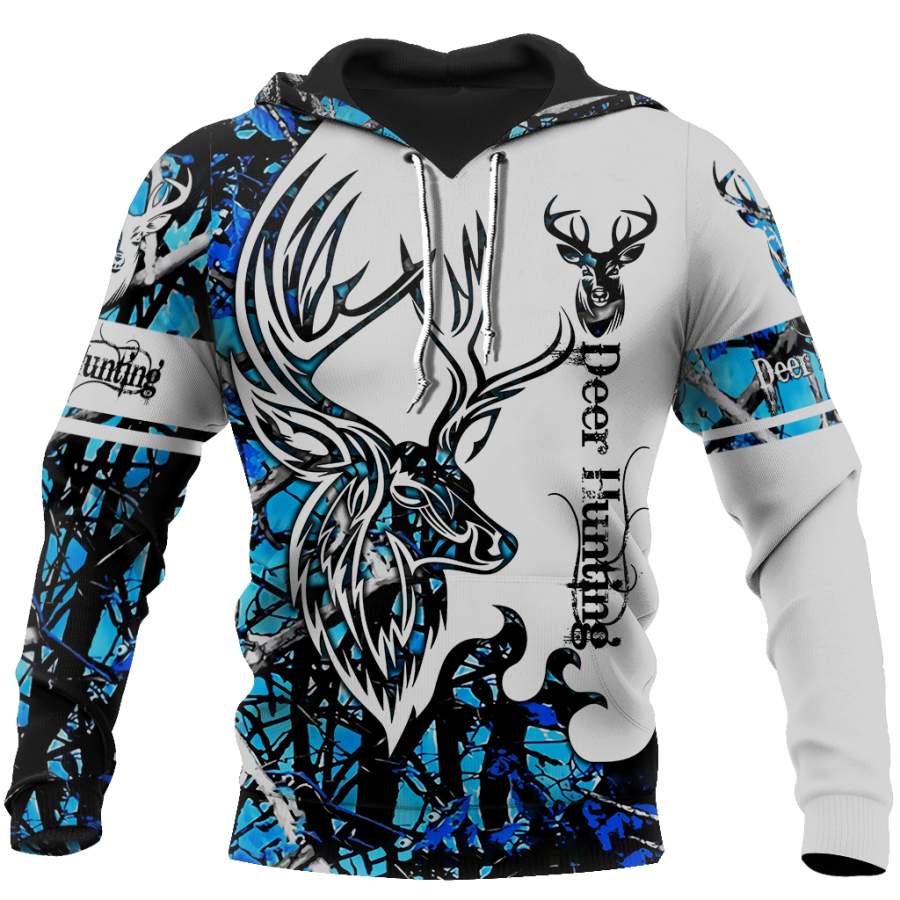 DEER HUNTING UNDERTOW CAMO 3D ALL OVER PRINTED SHIRTS FOR MEN AND WOMEN JJ051203 PL