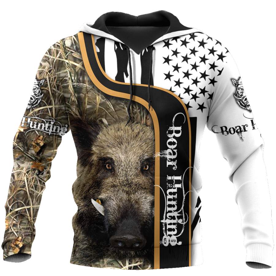 BOAR HUNTING CAMO 3D ALL OVER PRINTED SHIRTS FOR MEN AND WOMEN Pi041201 PL