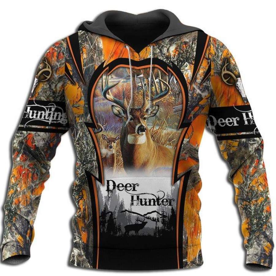 Deer Hunting 3D All Over Printed Shirts for Men and Women AM121003