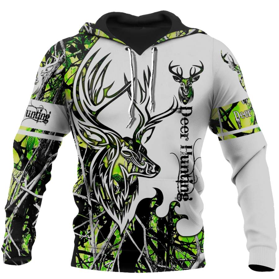 DEER HUNTING TOXIC CAMO 3D ALL OVER PRINTED SHIRTS FOR MEN AND WOMEN JJ051204 PL